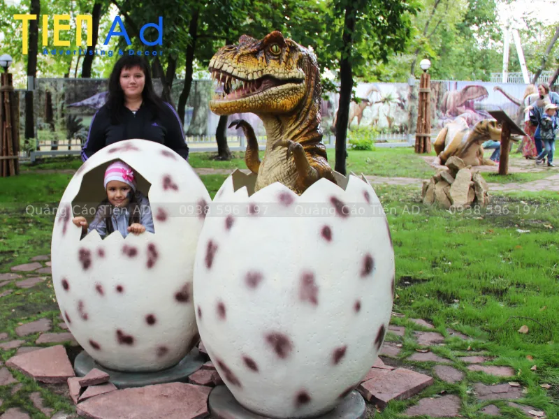 Các mẫu mô hình trứng khủng long composite in 3D theo yêu cầu