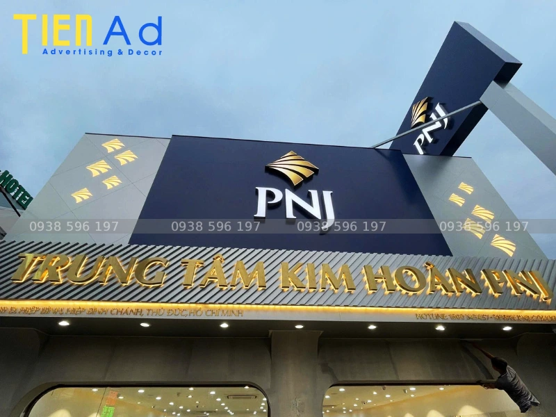 Các tiêu chí đánh giá một bảng hiệu tiệm vàng đẹp