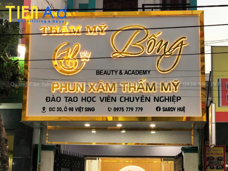 Các yếu tố ảnh hưởng đến giá làm bảng hiệu Quận Bình Thạnh