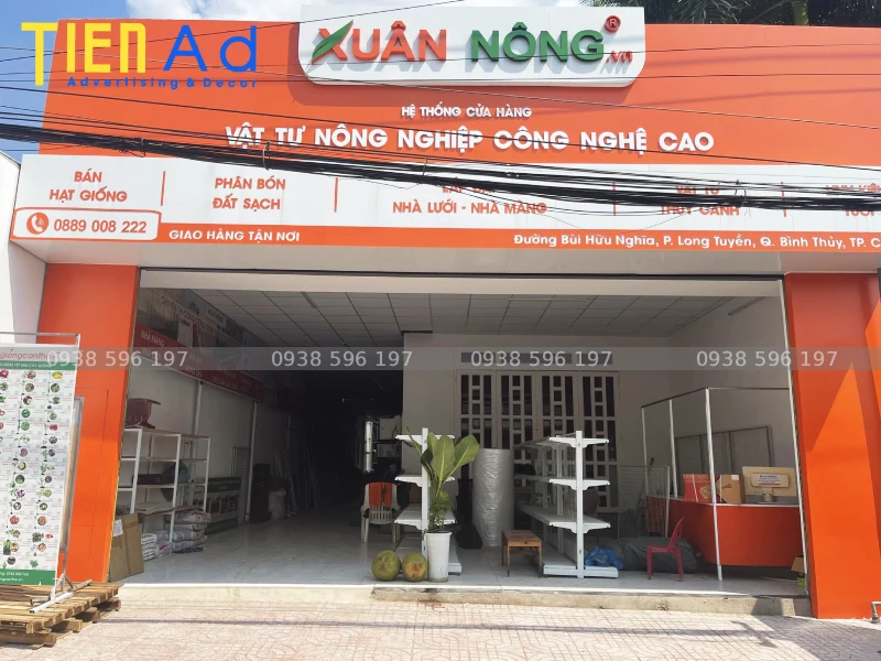 Các yếu tố cần đặc biệt lưu ý khi làm bảng hiệu cửa hàng vật tư nông nghiệp