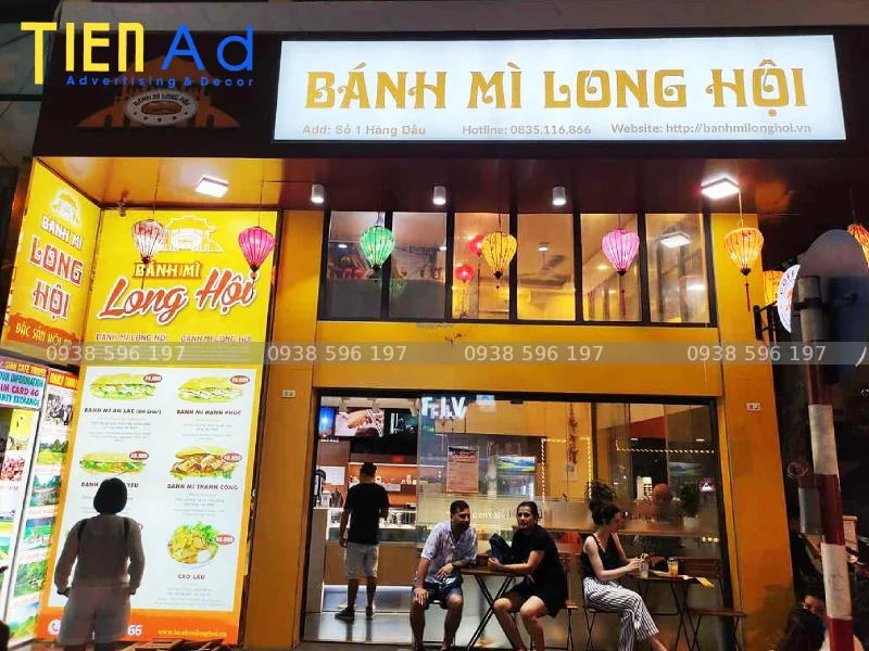 Các yếu tố cần lưu ý để tiết kiệm chi phí khi làm bảng hiệu bánh mì