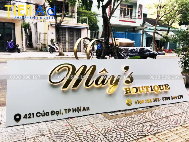 Các yếu tố nào để thiết kế bảng hiệu shop quần áo thu hút