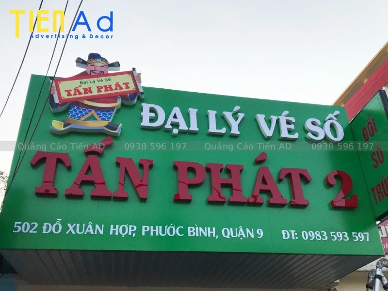 Cách khắc phục hiện tượng loang màu và nhiễu sáng trong làm bảng hiệu Quận 9