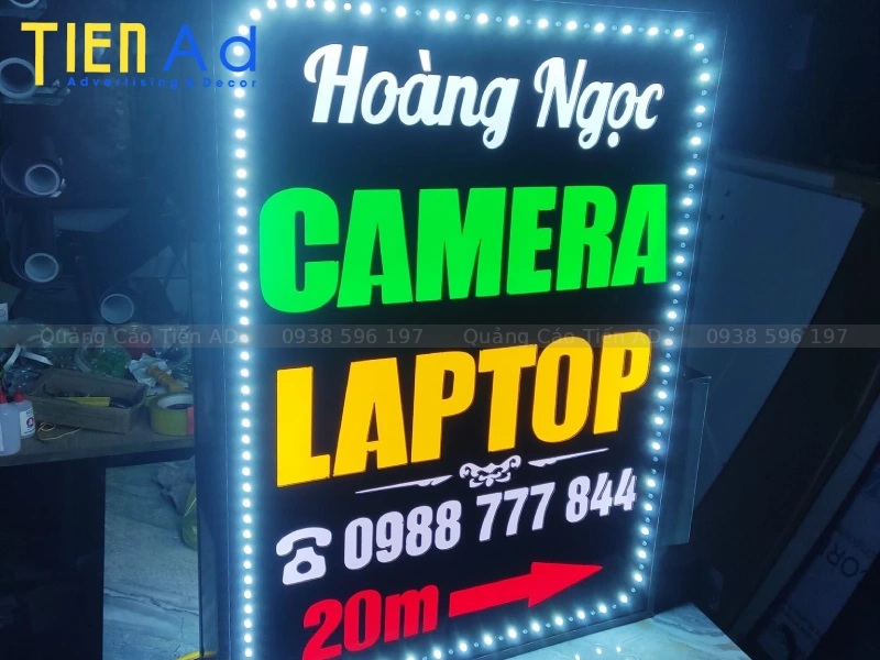 Cách phối màu sắc cho biển LED vẫy để phù hợp với từng ngành nghề kinh doanh