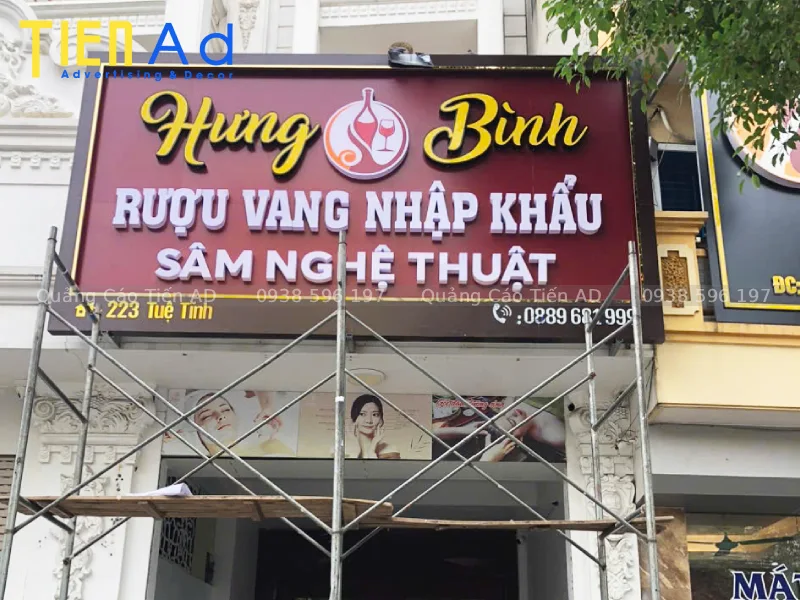 Cách tối ưu chi phí khi làm bảng hiệu quảng cáo Quận Tân Phú