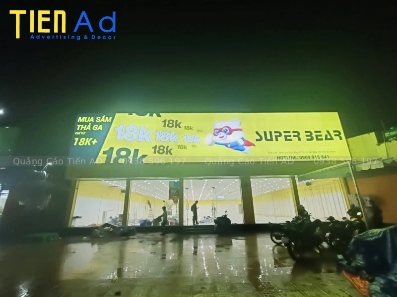 Cấu tạo kỹ thuật của hộp đèn bạt hiflex