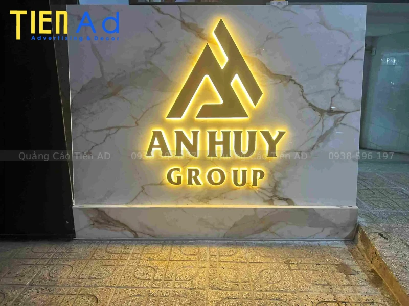 Chữ inox dán tường cao cấp