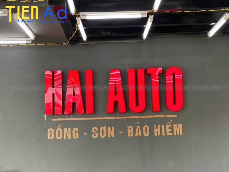 Chữ nổi dán tường - 1