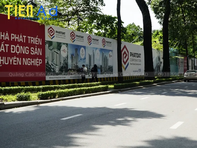 Đánh giá dự án thi công hoarding hàng rào công trình cho CĐT Phát Đạt tại Quận 3