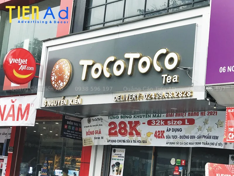 Danh sách mẫu bảng hiệu quảng cáo Quận 8 đẹp ấn tượng