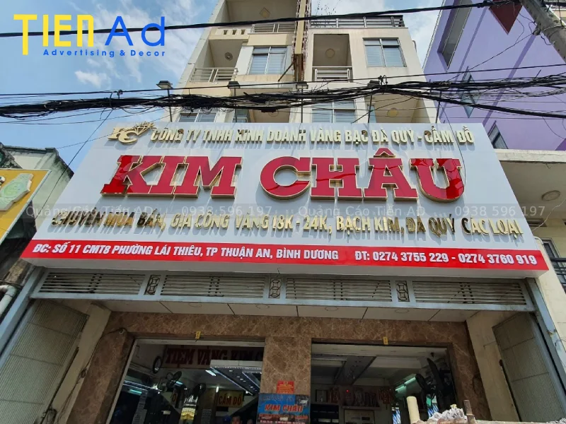 Danh sách tổng hợp các mẫu bảng hiệu alu chữ nổi đẹp