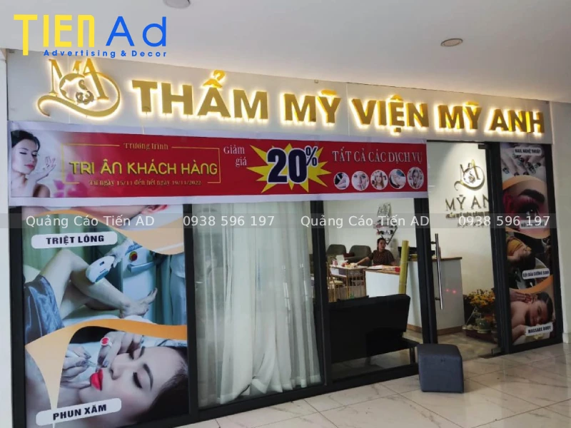 Dấu hiệu cho thấy bạn cần tái định vị và cải tạo lại bảng hiệu thẩm mỹ viện