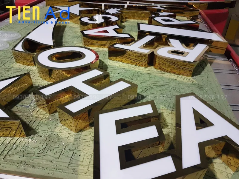 Địa chỉ gia công chữ inox theo yêu cầu uy tín chất lượng tại TP.HCM