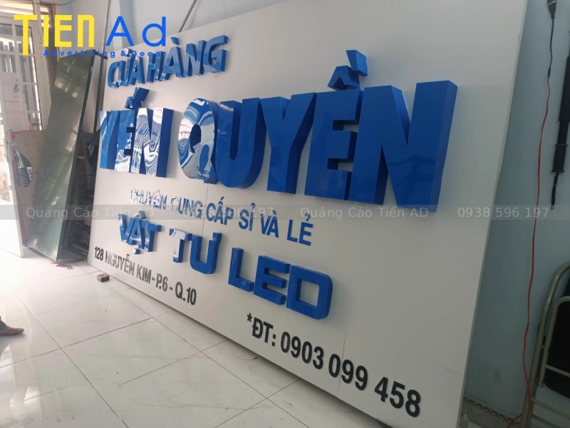Địa chỉ gia công chữ nổi alu uy tín tại TP.HCM