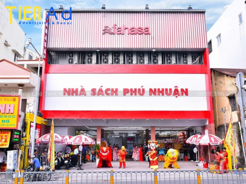 Địa chỉ làm bảng hiệu nhà sách uy tín chất lượng giá cả cạnh tranh tại TP.HCM
