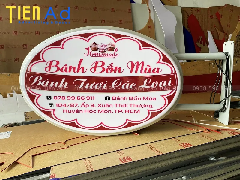 Địa chỉ làm hộp đèn hút nổi elip uy tín giá rẻ tại TP.HCM