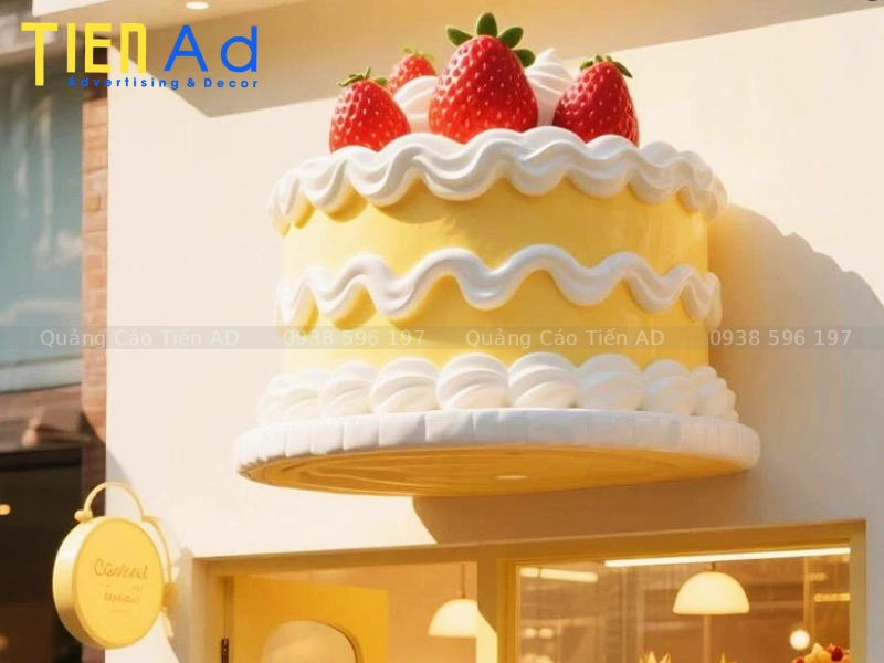 Địa chỉ thiết kế và gia công mô hình bánh kem composite khổng lồ uy tín, giá tốt