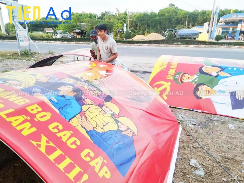Dịch vụ in ấn và thi công pano quảng cáo ngoài trời trọn gói, giá rẻ tại TP.HCM
