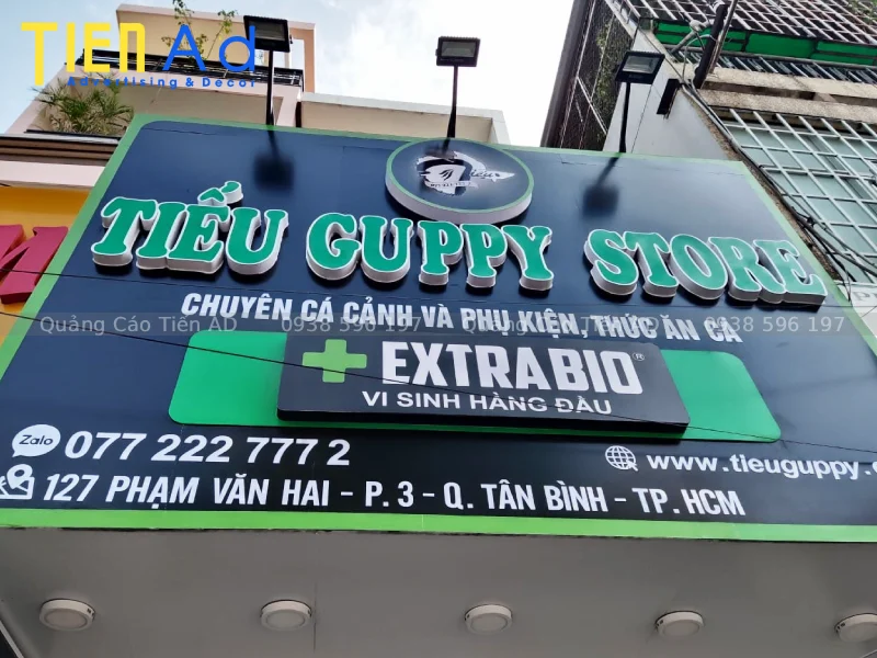 Dịch vụ làm bảng hiệu quảng cáo Quận Tân Bình trọn gói giá rẻ