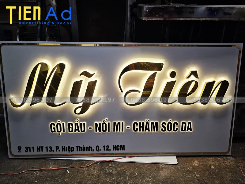 Dịch vụ làm bảng hiệu quảng cáo trọn gói giá rẻ tại Quảng Cáo Tiến AD