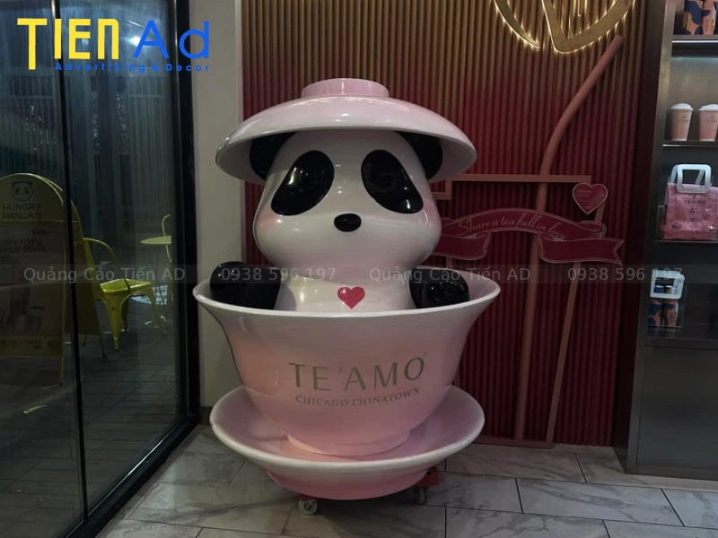 Đơn vị chuyên thiết kế và sản xuất mô hình ly cafe composite khổng lồ theo yêu cầu tại TP.HCM