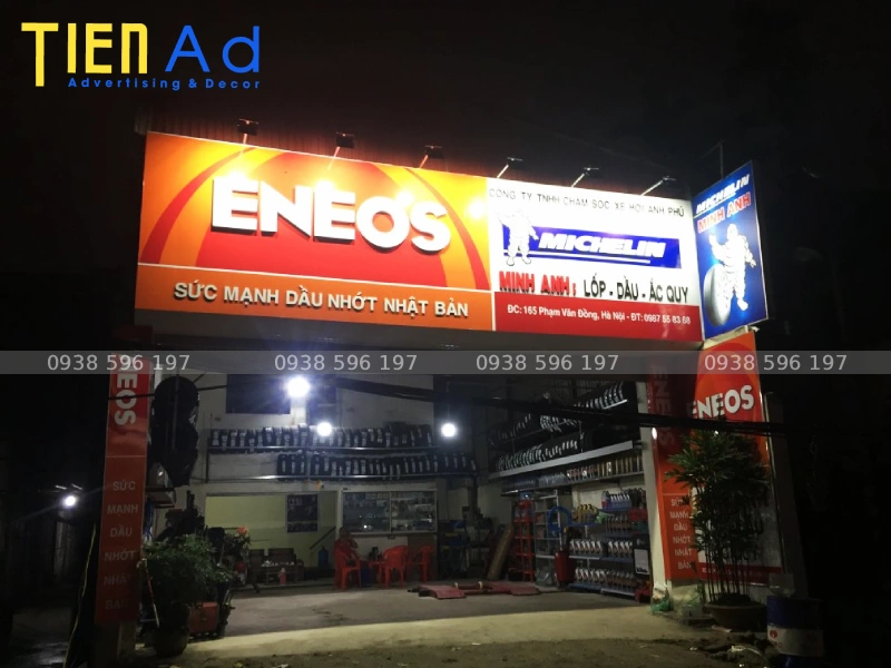 Đơn vị làm bảng hiệu dầu nhớt uy tín giá rẻ tại TP.HCM