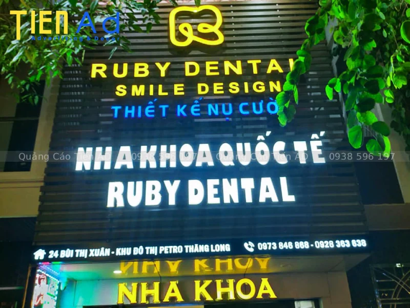 Đơn vị thi công biển quảng cáo chữ nổi đèn LED uy tín tại TP.HCM