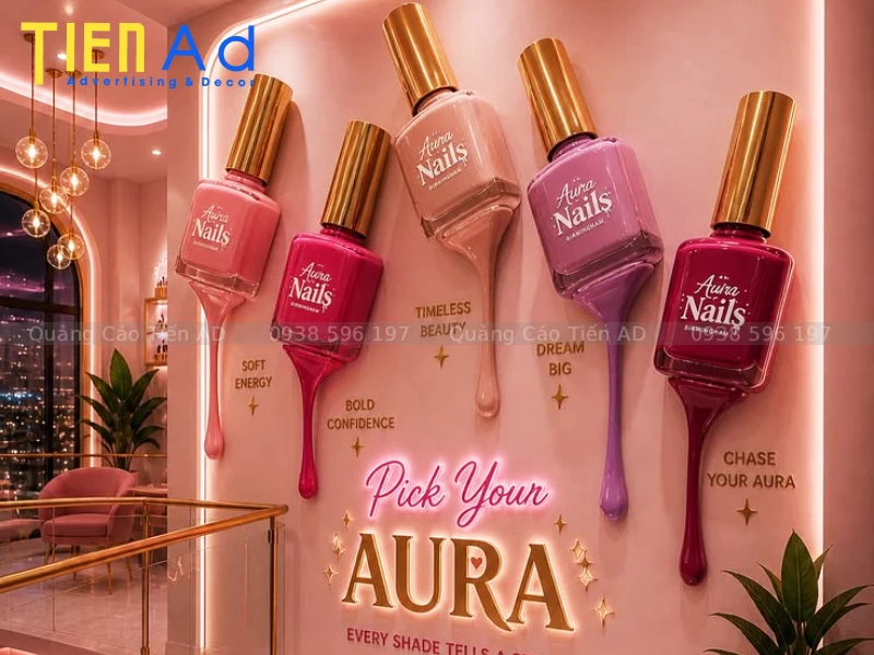 Đơn vị thi công mô hình composite tiệm nail chuyên nghiệp tại TP.HCM