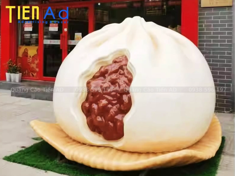 Đơn vị thiết kế và sản xuất mô hình bánh bao bằng composite theo yêu cầu tại TP.HCM