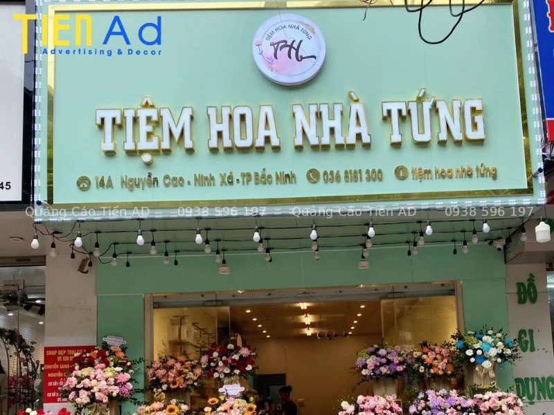 Font chữ đẹp và dễ đọc cho bảng quảng cáo shop hoa