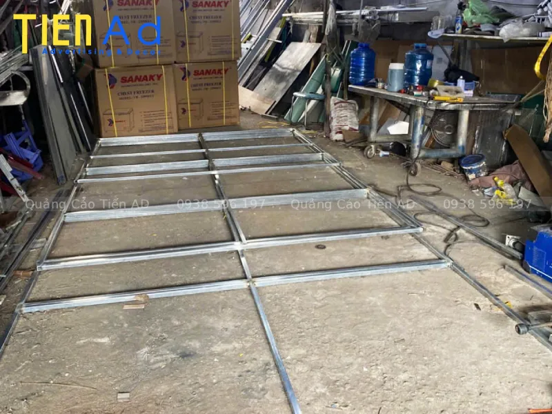 Gia công khung xương sắt hệ thống hàng rào