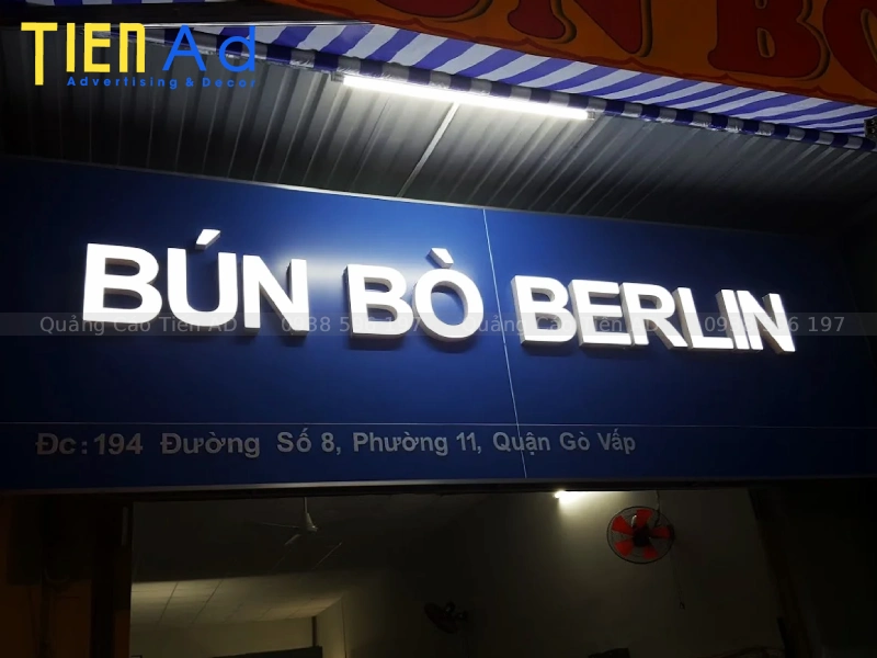 Giải pháp làm bảng quảng cáo Gò Vấp bền bỉ