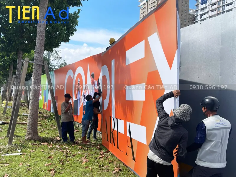 Giải pháp thi công hoarding dự án Midori Park The Glory cho Becamex Tokyu