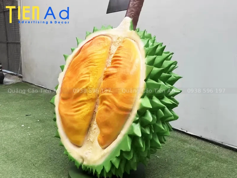 Giới thiệu về mô hình trái sầu riêng bằng composite