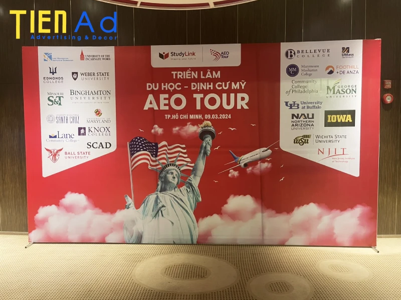 Gợi ý đơn vị thi công backdrop uy tín giá rẻ tại TP.HCM