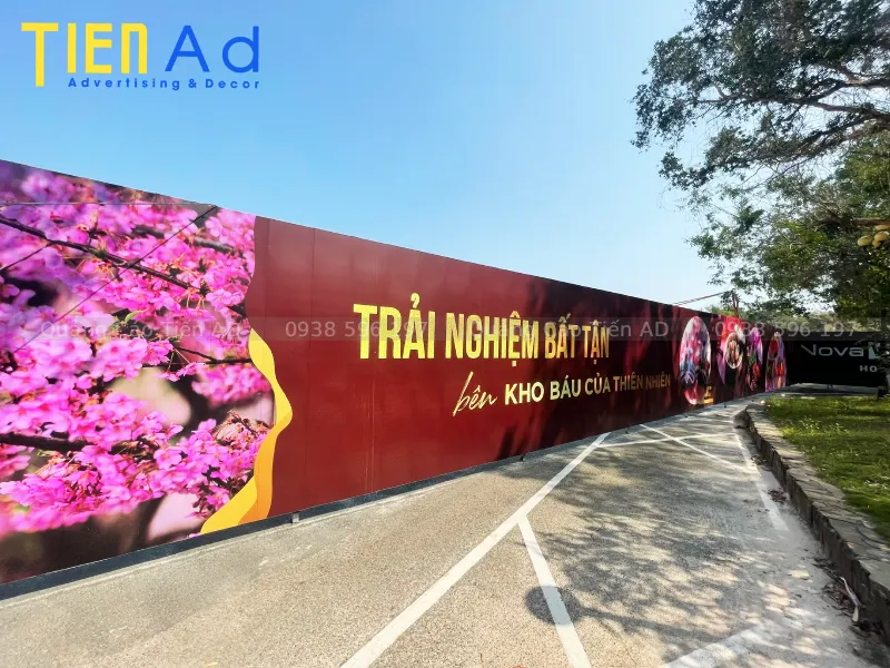 Hiệu quả quảng bá qua hệ thống hoarding NovaWorld Hồ Tràm