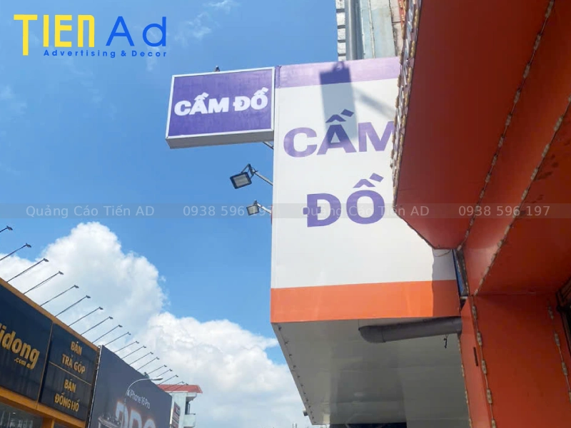 Hình ảnh bảng hiệu hệ thống cầm đồ Cashing Pro ở Gò Vấp