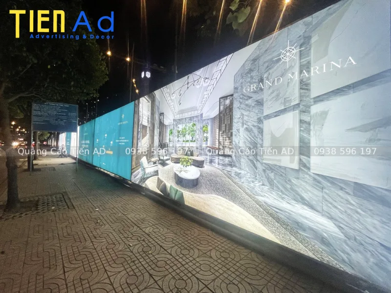 Hình ảnh các dự án hoarding bất động sản đã hoàn thiện