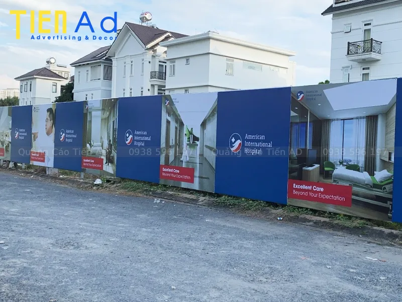 Hình ảnh hàng rào quảng cáo Bệnh viện Quốc Tế Mỹ - 1