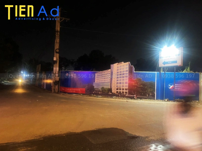Hình ảnh hàng rào quảng cáo Bệnh viện Quốc Tế Mỹ - 2