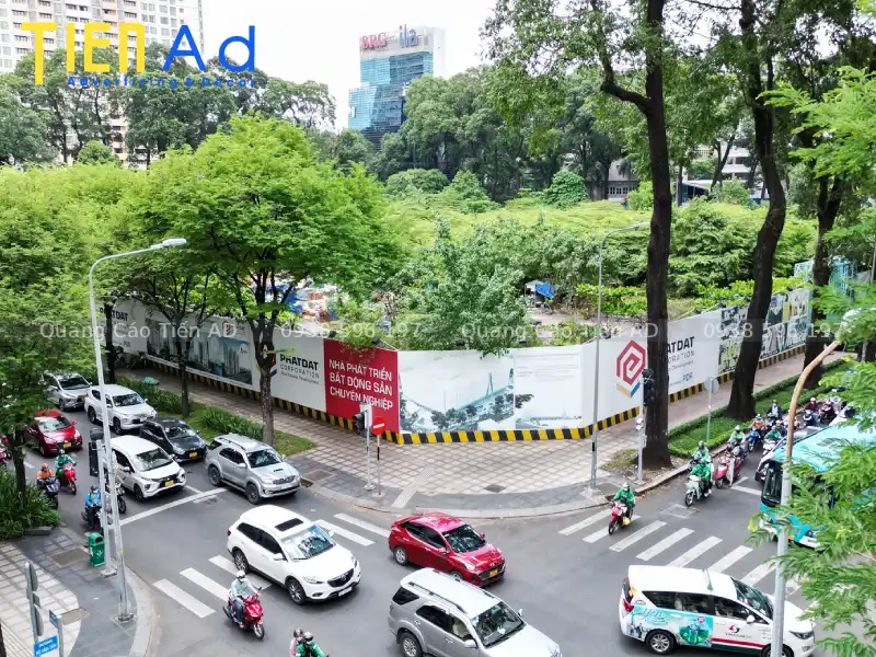 Hình ảnh hoàn thành hoarding hàng rào công trình dự án cho CĐT Phát Đạt - 4