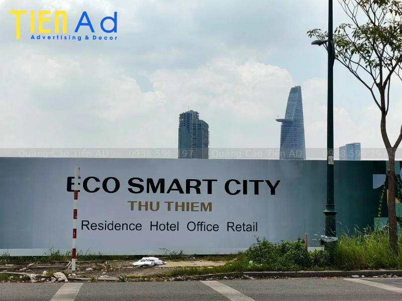 Hình ảnh hoàn thành thi công hoarding dự án Lotte Eco Smart City Thủ Thiêm - 4