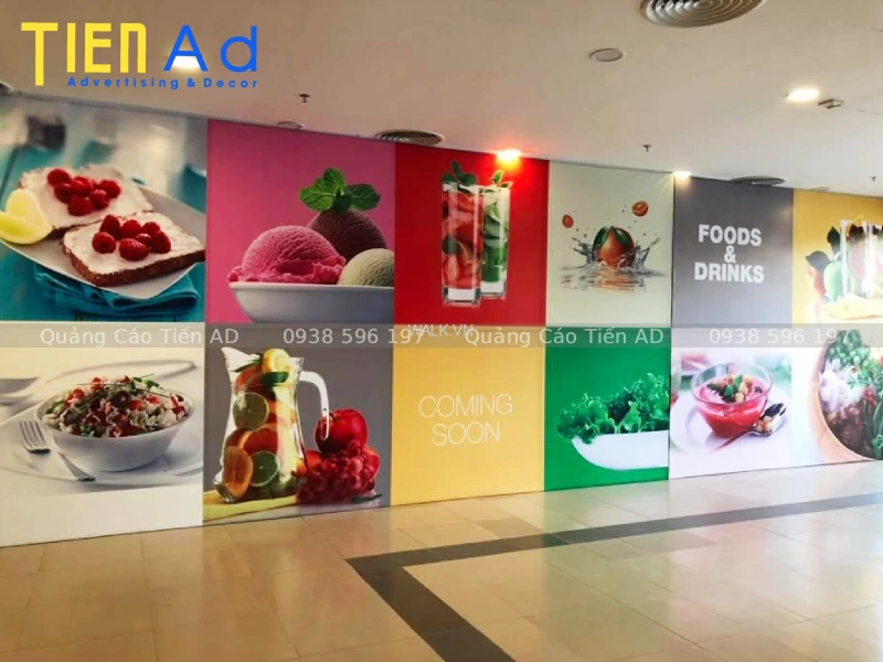 Hình ảnh hoàn thiện dự án hoarding trong tòa nhà, TTTM - 2