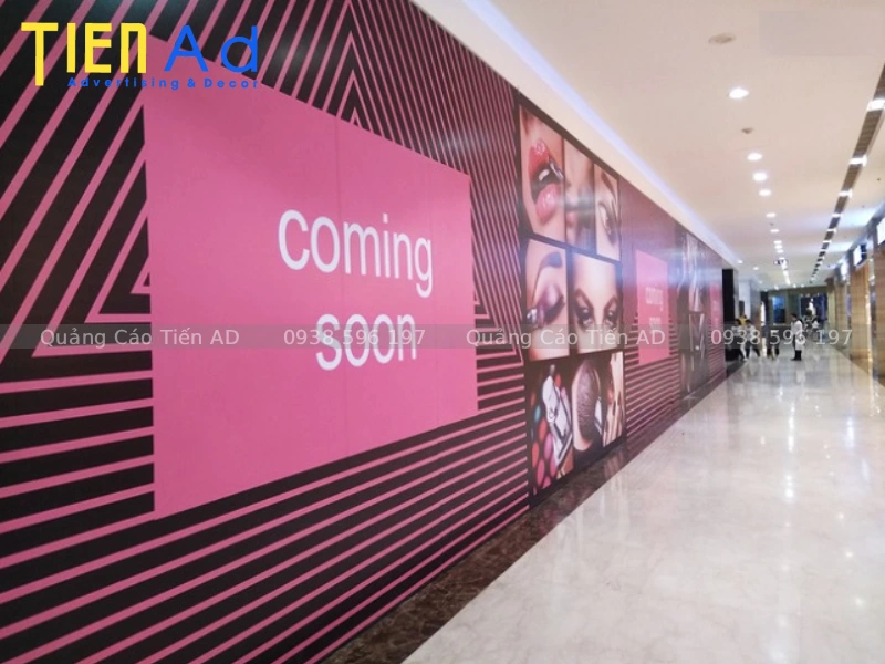Hình ảnh hoàn thiện dự án hoarding trong tòa nhà, TTTM - 5