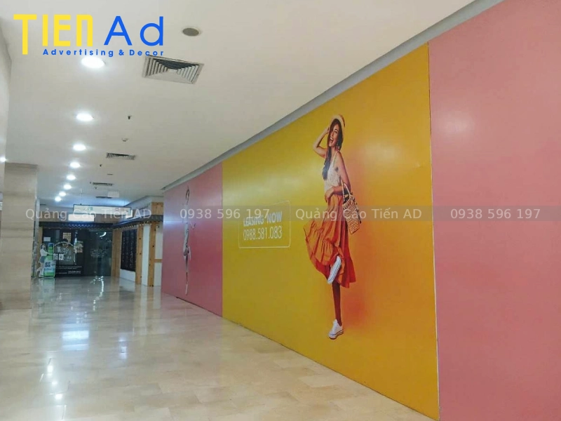 Hình ảnh hoàn thiện dự án hoarding trong tòa nhà, TTTM - 7