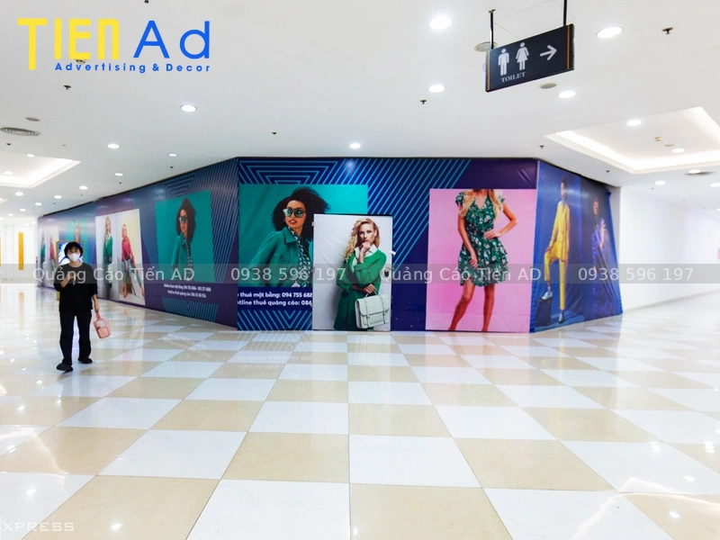 Hình ảnh hoàn thiện dự án hoarding trong tòa nhà, TTTM - 8