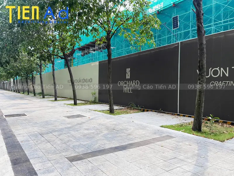 Hình ảnh hoàn thiện hoarding dự án Sycamore cho CapitaLand