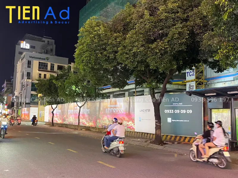 Hình ảnh hoàn thiện thi công hàng rào dự án Lancaster Legacy cho Tập đoàn Trung Thủy