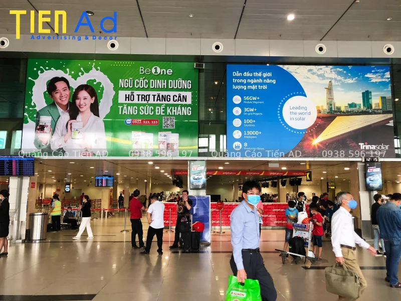 Hình ảnh quảng cáo tại sân bay - 4