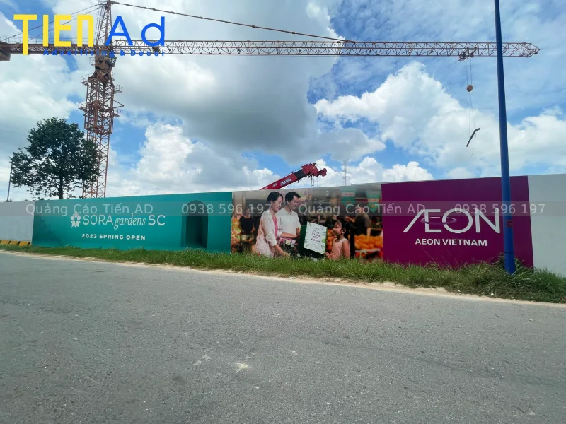 Hoarding dự án Sora Garden SC cho Becamex Tokyu
